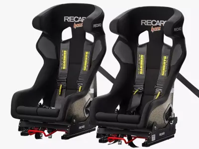 RECARO Pro Racer SPG HANS 3D model