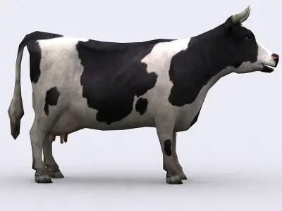 3DRT - Domestic Animals  Low-poly 3D model