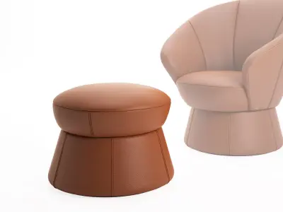 DS 163 Pouf 3D model