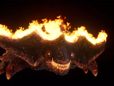 Hell Bug Low-poly game engine ready 3D model Low-poly 3D model