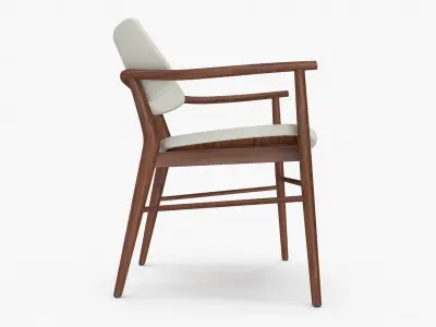 Nissa Armrests Chair 3D model