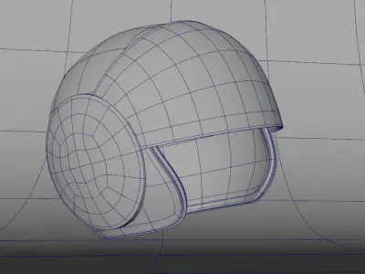 Bike Helmet for Riders 3D model