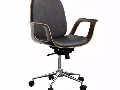 Office chair 02 3D model purchase