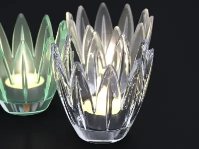 TULIP CANDELITE HOLDER 2010 3D model