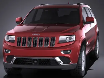 Jeep Grand Cherokee 2016 VRAY 3D model