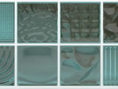 Glass blocks 1 3D model