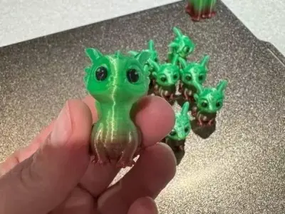 Dragon  egg with small dragon 3D print model