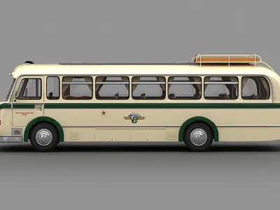 IFA H6 Bus  1952 3D model