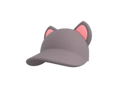 Cat Cap 3D model