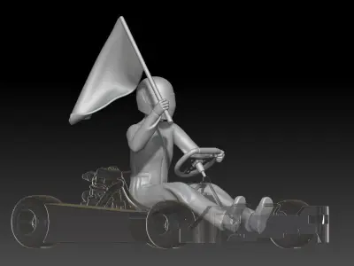 go kart kid 2 3D print model
