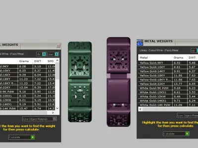 ring set 24 collection1 3D print model