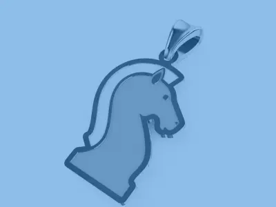 Unicron Character Enamel Pendant 3D model Texture 3D print model