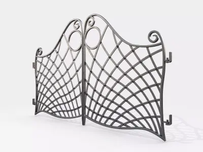Ornate Decorative Gate 3D model