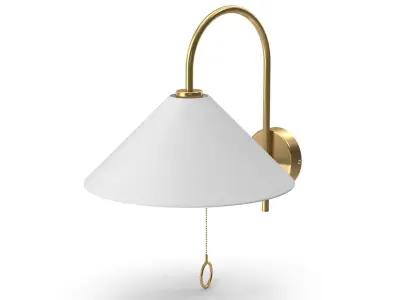 Wall Lamp Low-poly 3D model