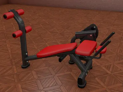 Gym AB Bench Machine 3D model