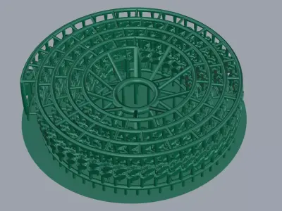 necklace 22 inches 3D print model