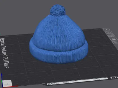 Beanie as headgear for the Skull stand and wall lamps  3D print model