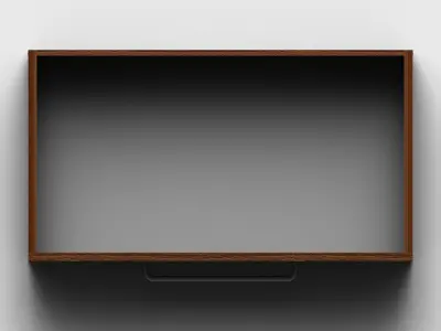 Single Wooden Drawer Free 3D model