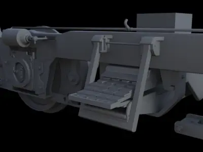 Southern Norfolk Bogie - truck 3D model