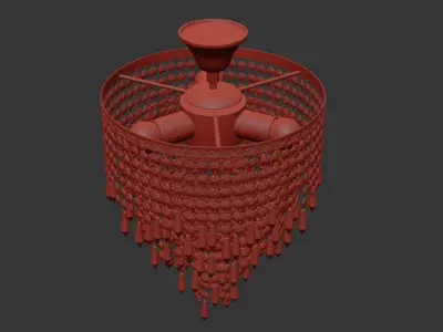 Chandelier Prima E 1 3 30 600 G 3D model