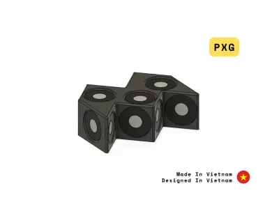 3D Scan W-Shaped Marker Free 3D print model