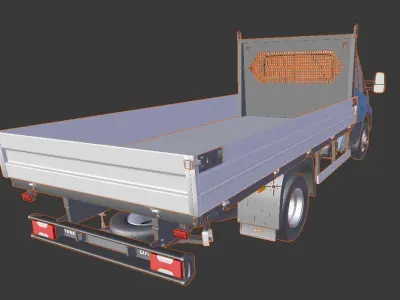 Iveco Daily Pickup - 2014 3D model