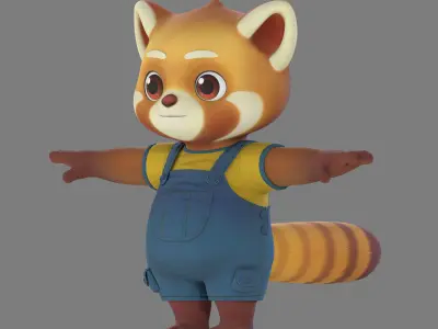 raccoon 3D model