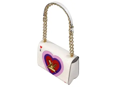 Louis Vuitton Bag Twist Epi Love Heart Leather 3D model