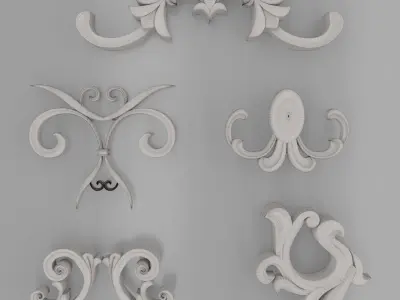 Trim Ornament 101 3D model