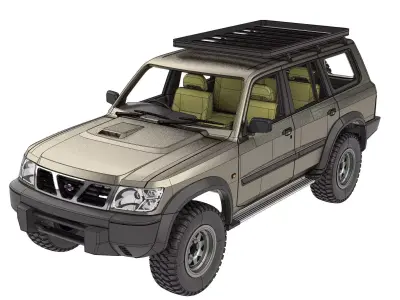NISSAN PATROL Y61 1997- 2004 1 10 SCALE WAGOM 3D PRINT 3D print model