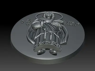 HOLY SPIRIT PENDANT 3D print model