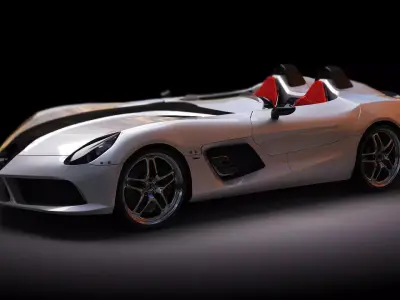 mercedes stirling moss 3D model