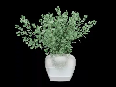 Plant Pot Decor Free 3D model