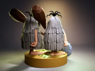 The Slag Brothers - The Wackky Races 3D print model