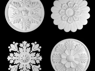 Rosettes 18 3D model