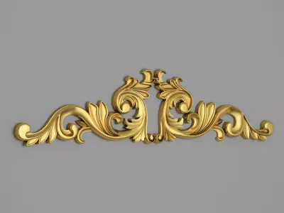 Classic Carved 015 3D model purchase
