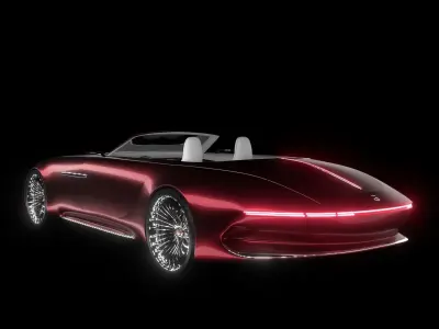 Mercedes Maybach 6 Vision Cabriolet 3D model