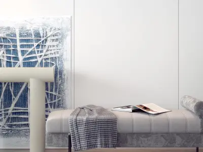 painting Modern style decorative 3D model