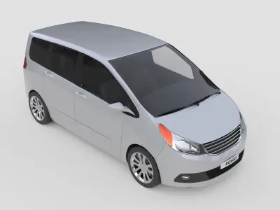 Generic MPV Car 2009 3D model