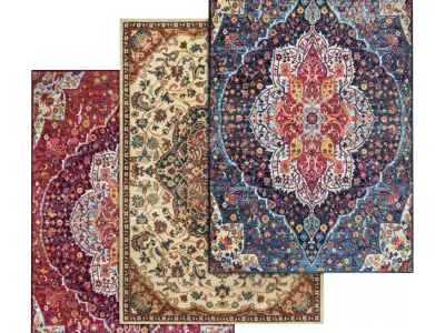 Rug Set 1584 3D model