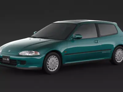 Honda Civic SI 3D model