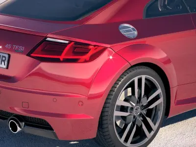Audi TT Coupe 2019 3D model