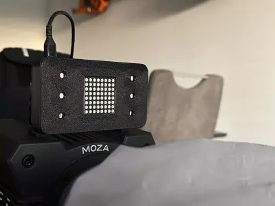 Simracing Gear Indicator with 6 adressable RGB LEDs 3D print model