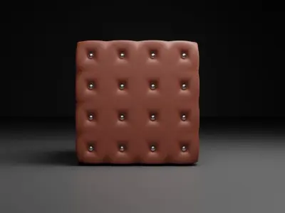  CONNAUGHT PULLED SOFA BROWN 3D model
