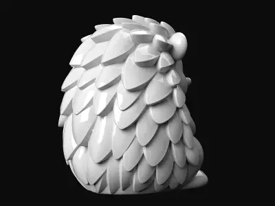 Porcupine 3D print model