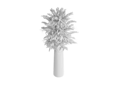 Spring Flower Vase 3D model