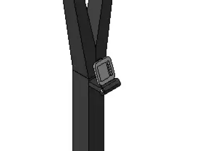 SkiErg Revit Family 3D model