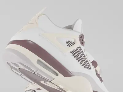 Jordan 4 A Ma Maniere Unreleased  Low-poly 3D model