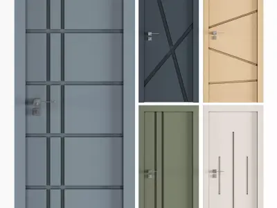 door pvc 02 3D model