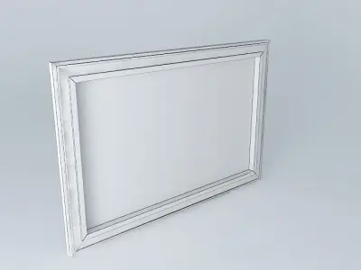 mirror framed.SU 3D model. Free 3D model